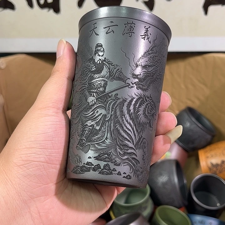 茶杯紫砂全手工紫砂主人杯