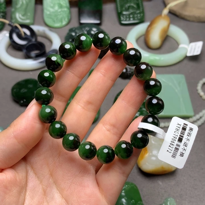 和田玉未镶嵌颈饰手串