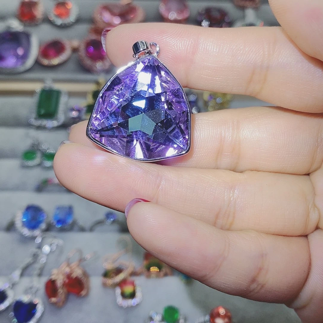 【闪购商品】托帕石耳饰银S925镶嵌