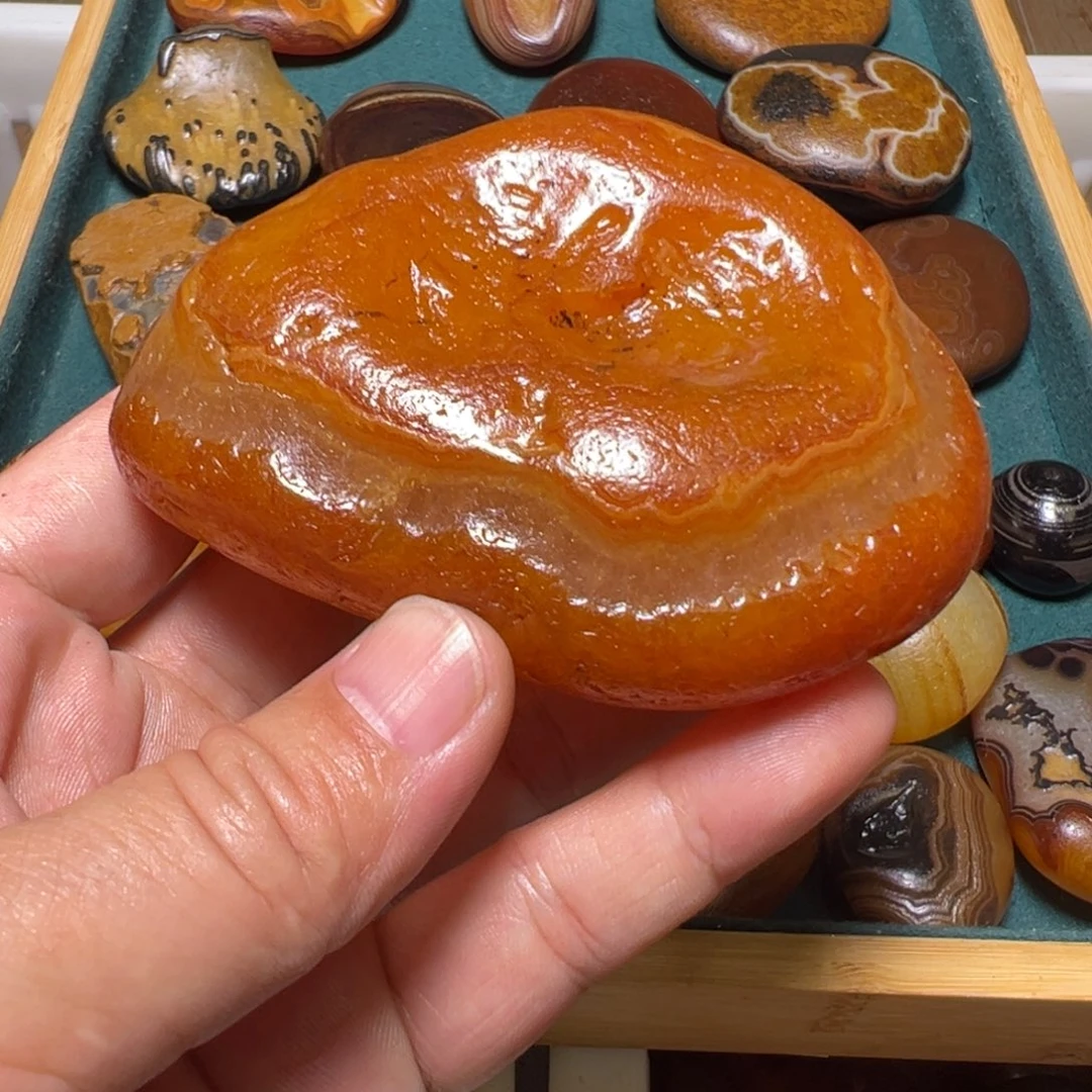 晓***月瓷片马达加斯加奇石