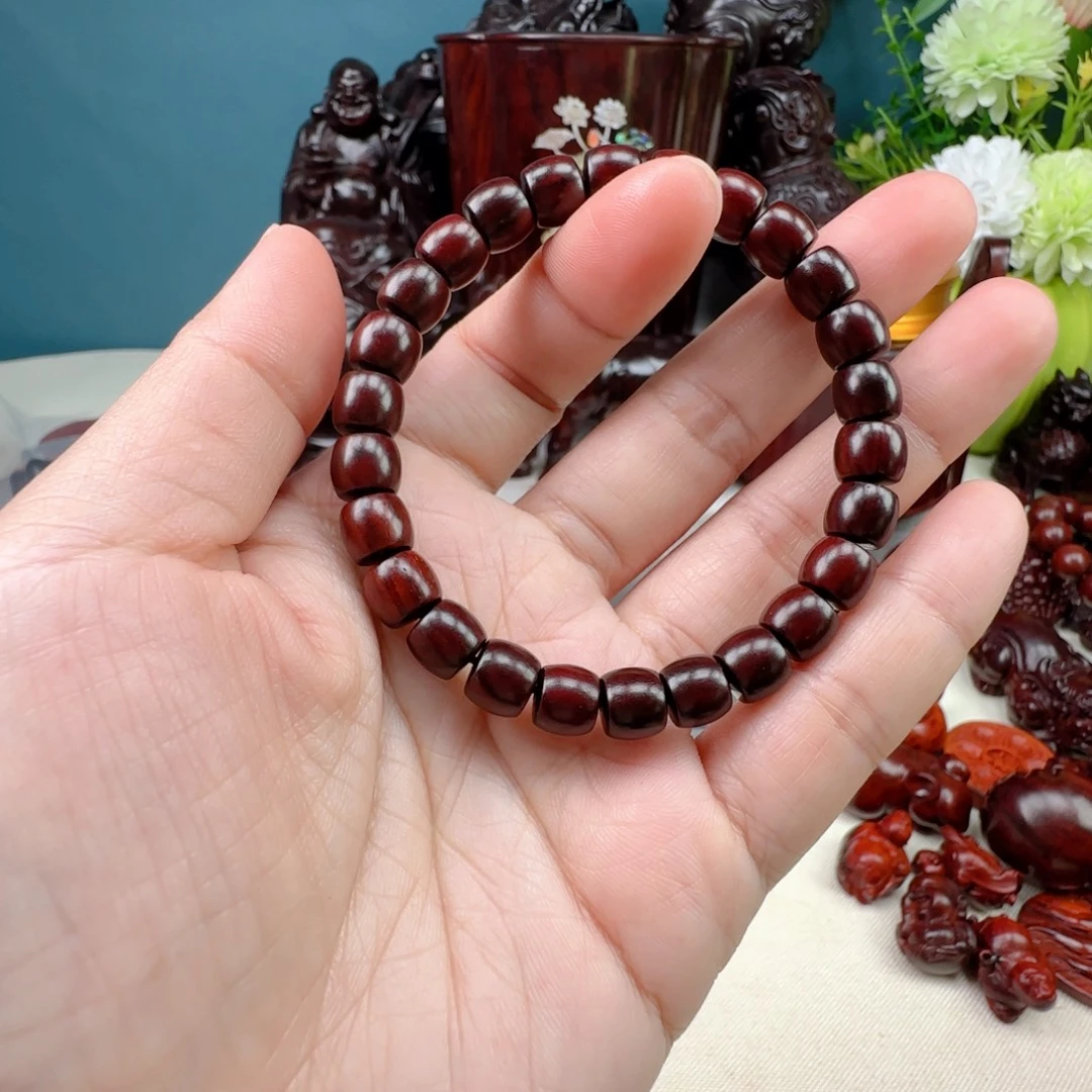 小叶紫檀手串/手链直切珠