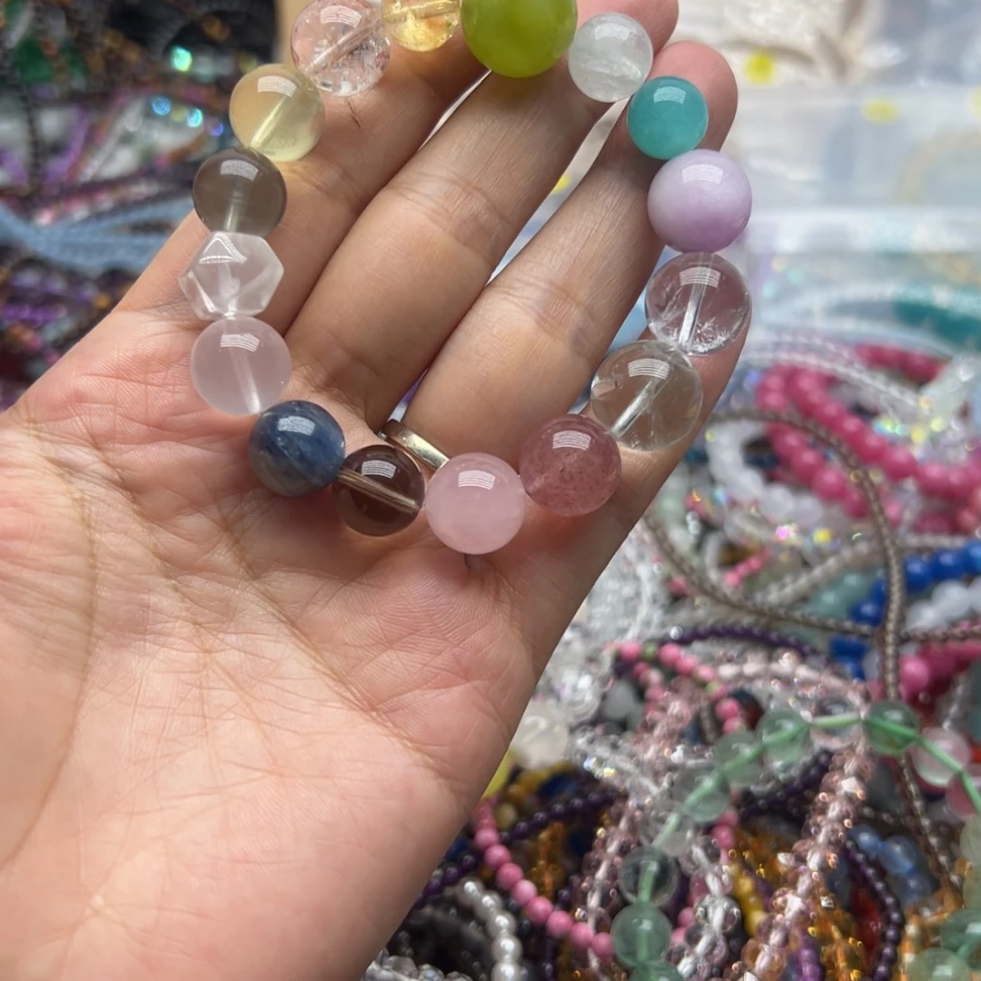 未镶嵌手链烟晶多宝
