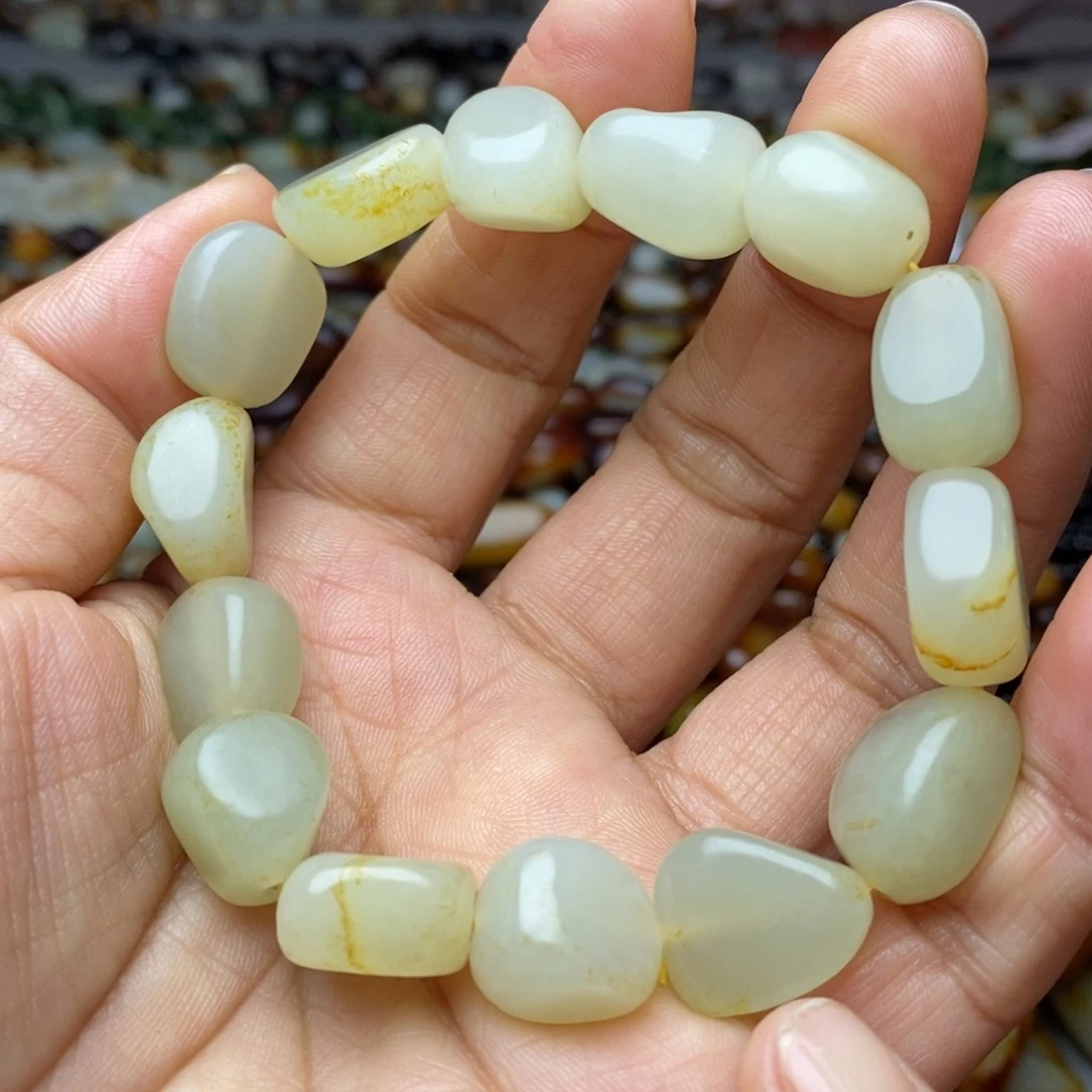 和田玉手链未镶嵌