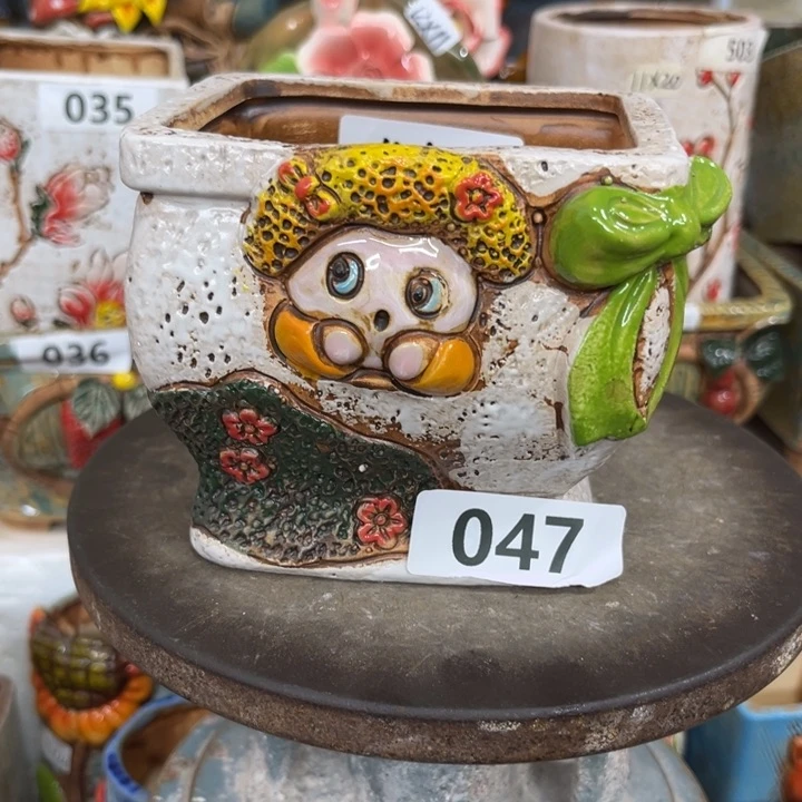 紫砂花盆粗陶材质多肉花盆