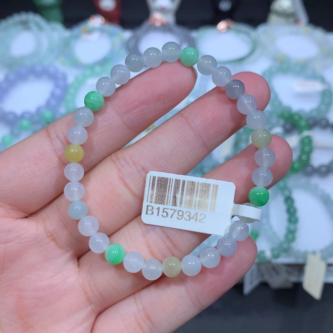 翡翠未镶嵌手串天然