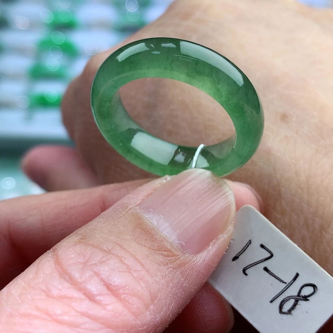 未镶嵌戒指翡翠18号