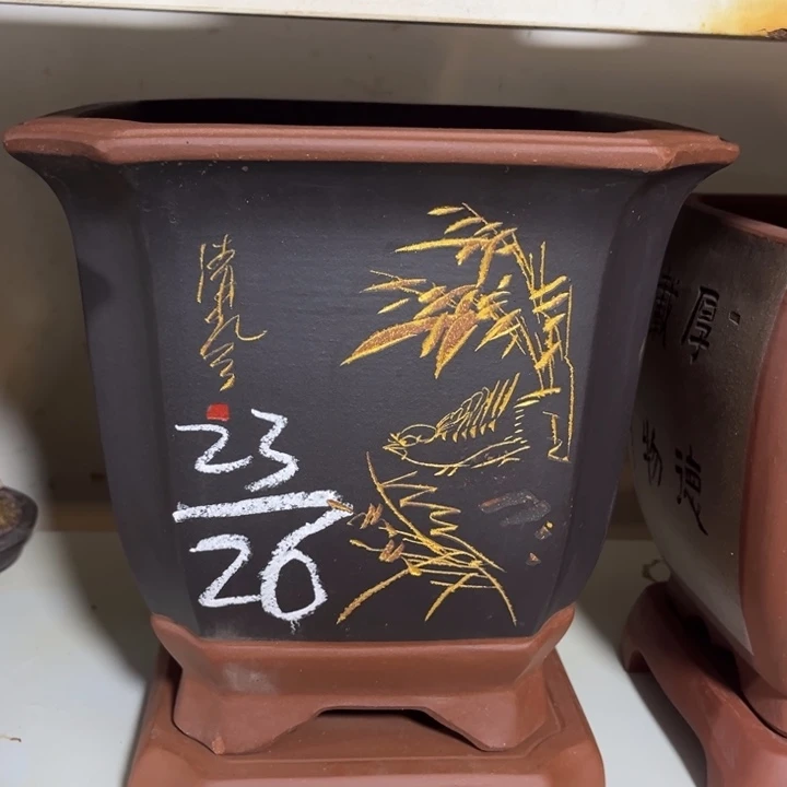 紫砂花盆宜兴紫砂