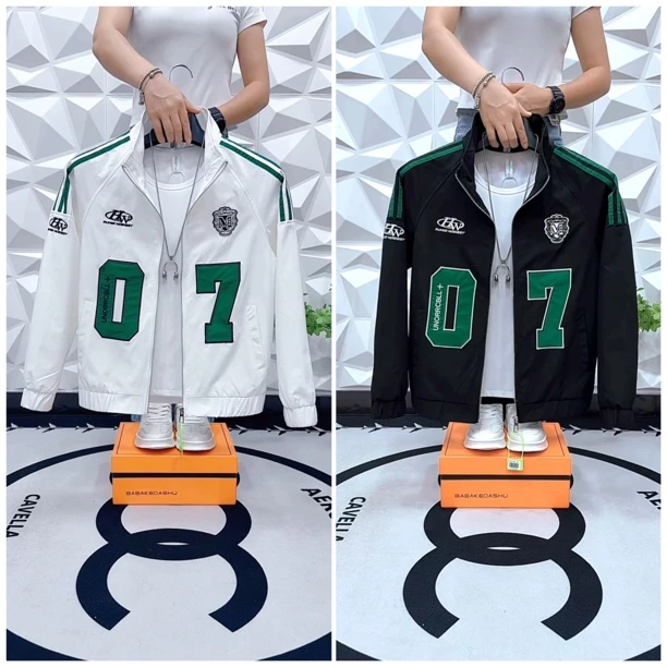 秋季时尚潮流新款男士原色立领修身夹克外套休闲百搭外套上衣