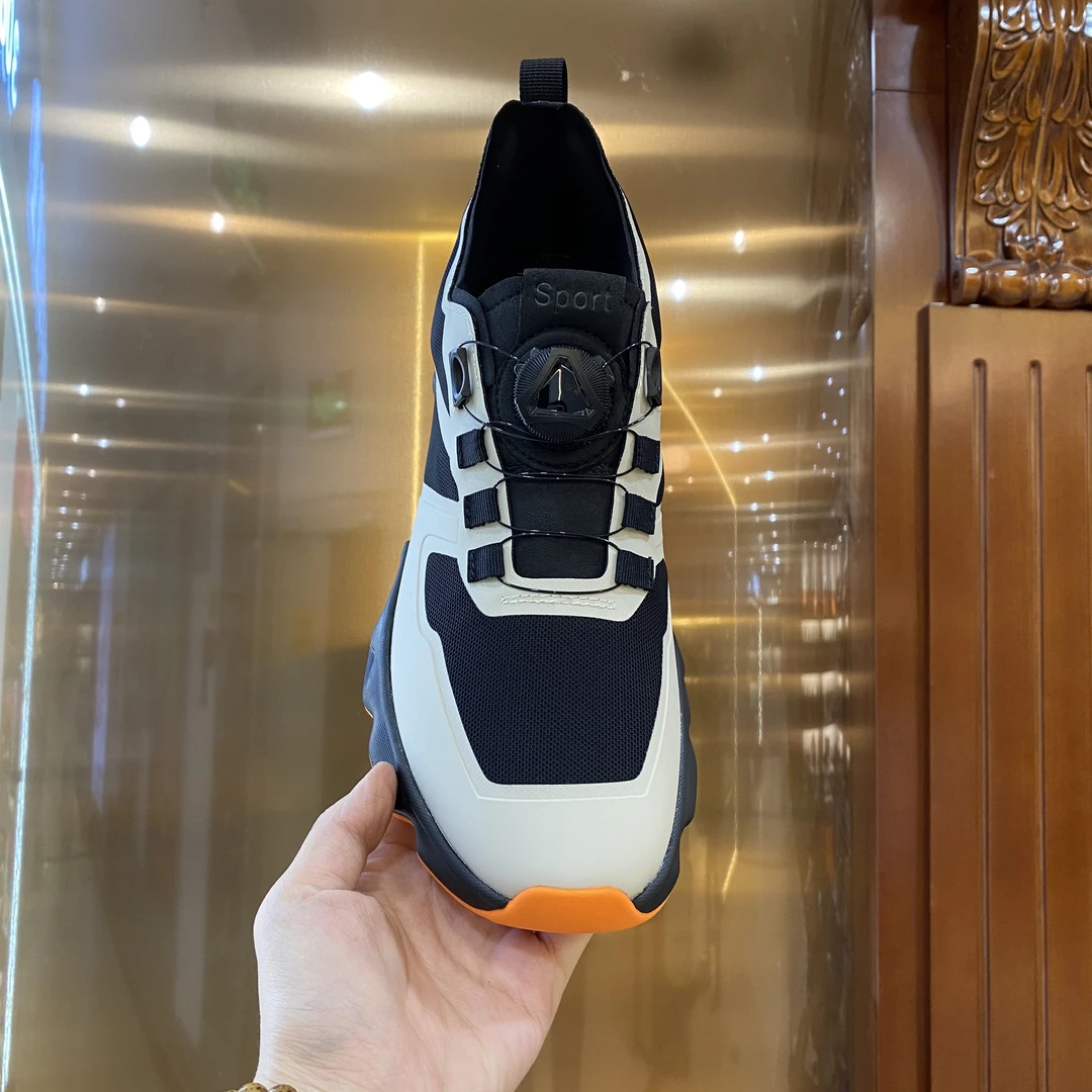 808D2-3春夏新款休闲速干布低帮男士舒适透气拼接透气韩版男鞋