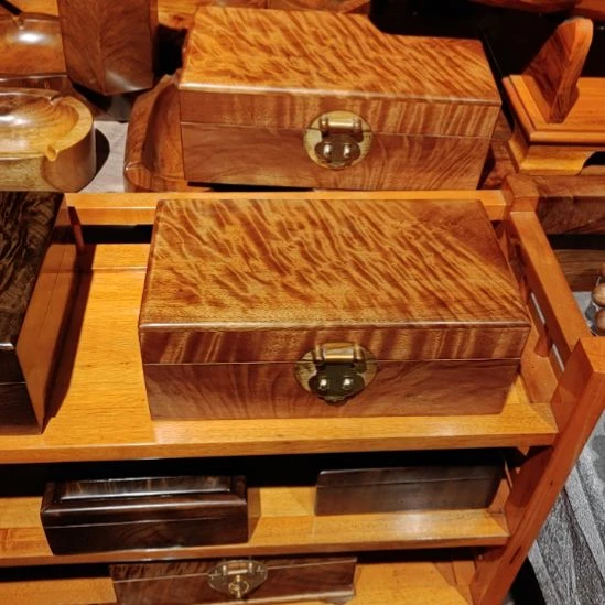 小叶桢楠金丝楠木首饰盒