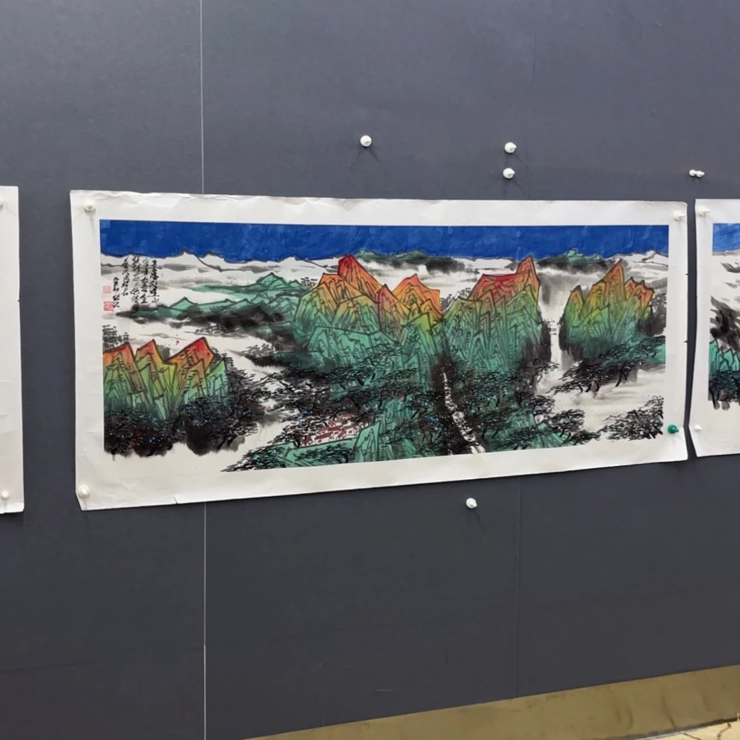 可***舅国画卡纸的制作方法和制作