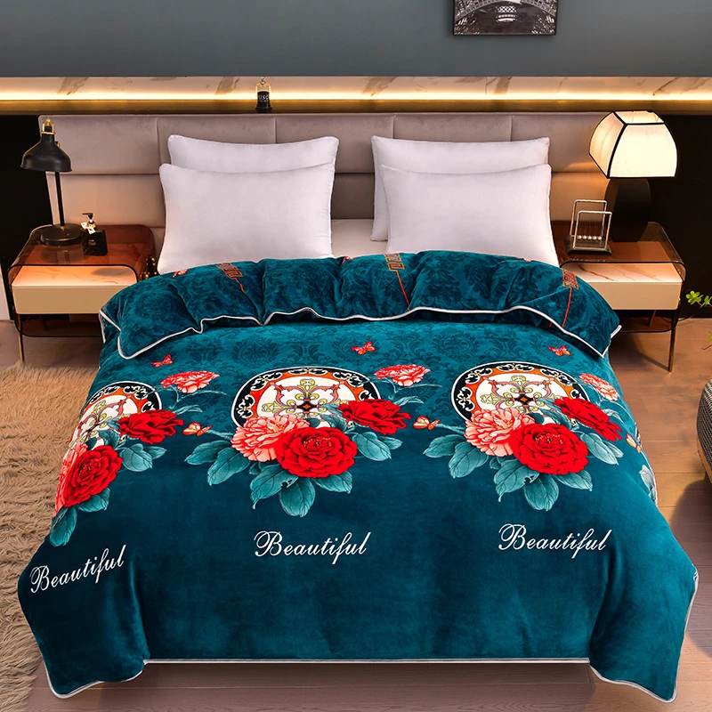 【单被套】加绒加厚牛奶绒双面绒被套单双人单被套抗静电不起球