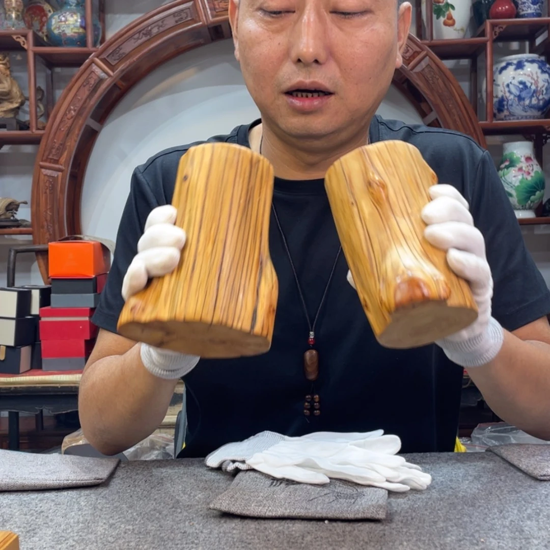 【闪购商品】柏木（崖柏）太行崖柏，虎皮笔筒，到手一个