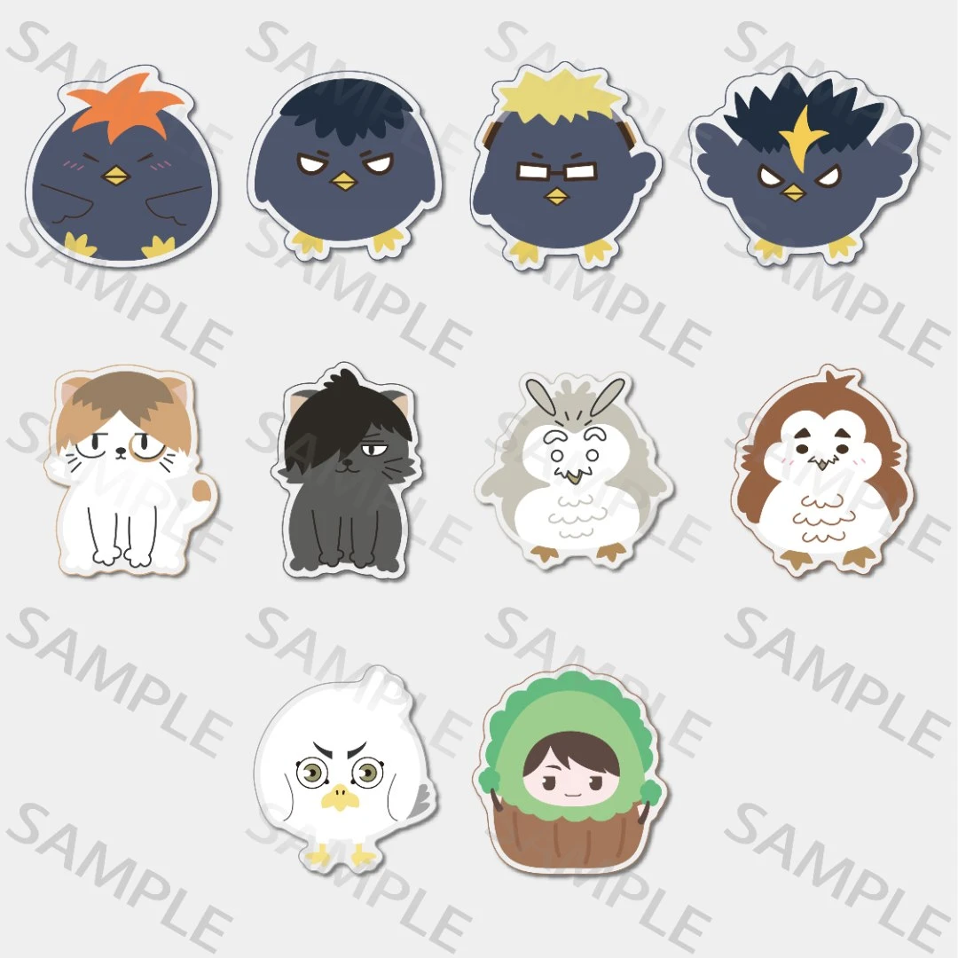 【QQ动物】排球少年原创同人亚克力宝