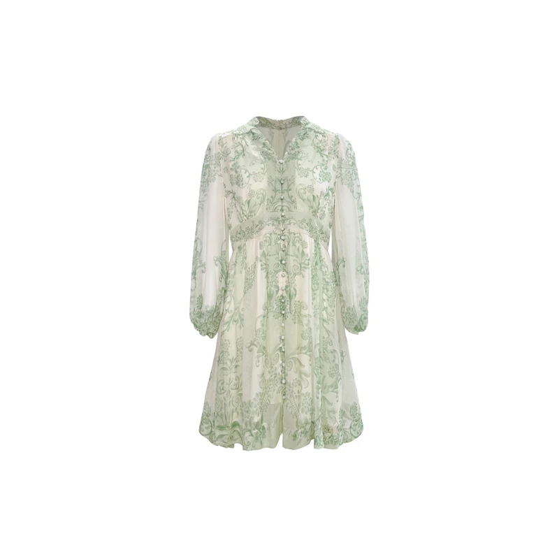 【2025-林姐真丝】重磅100桑蚕丝连衣裙Y25-9023