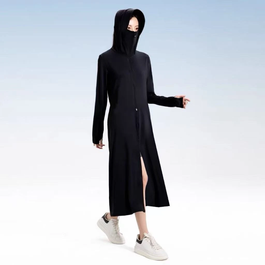 【防晒衣】夏季长款防紫外线高档防晒衣时装女装服装4292[W]