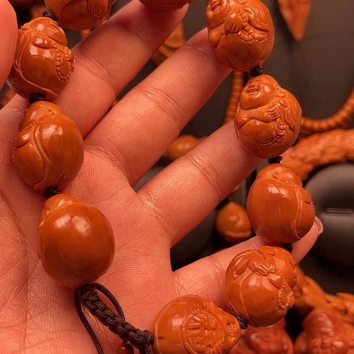 手串/手链橄榄核光背弥勒