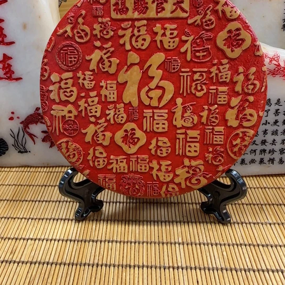 来***墨摆件石头雕刻艺术设计