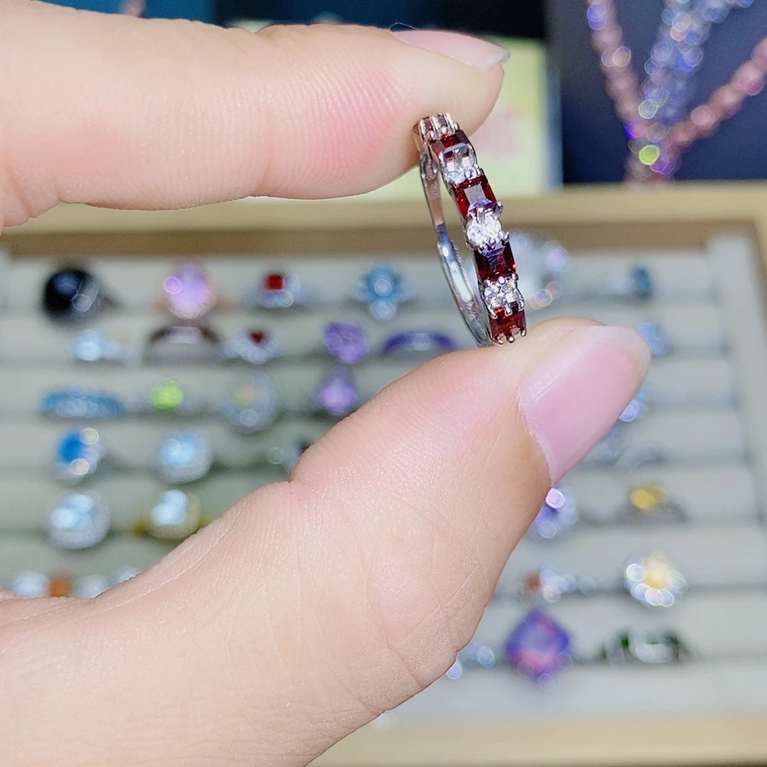 石榴石戒指未镶嵌