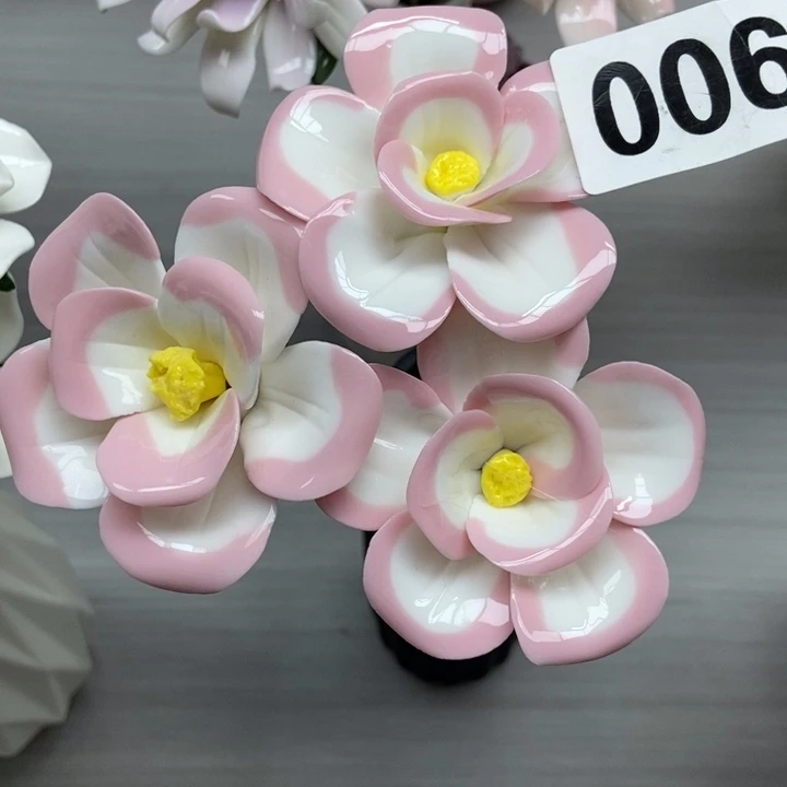 陶瓷手工制作陶瓷花