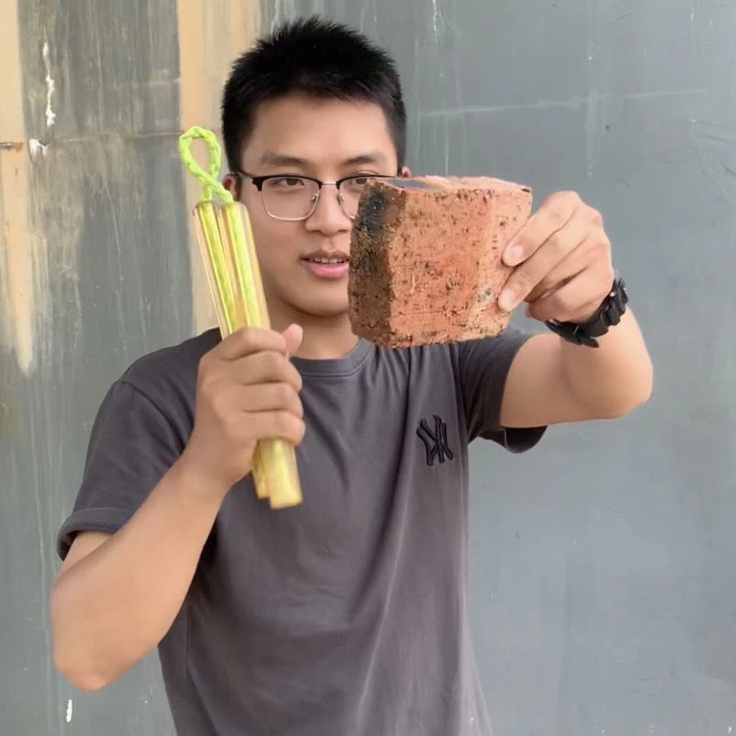 牛筋双节棍橡胶软表演成人聚酯橡胶尼龙李小龙双截棍