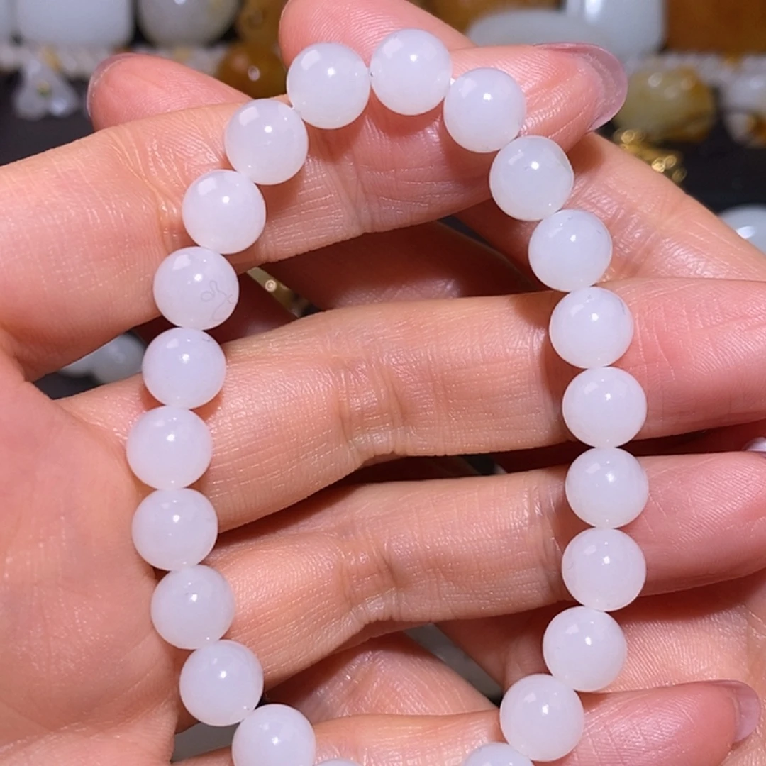 和田玉未镶嵌手链