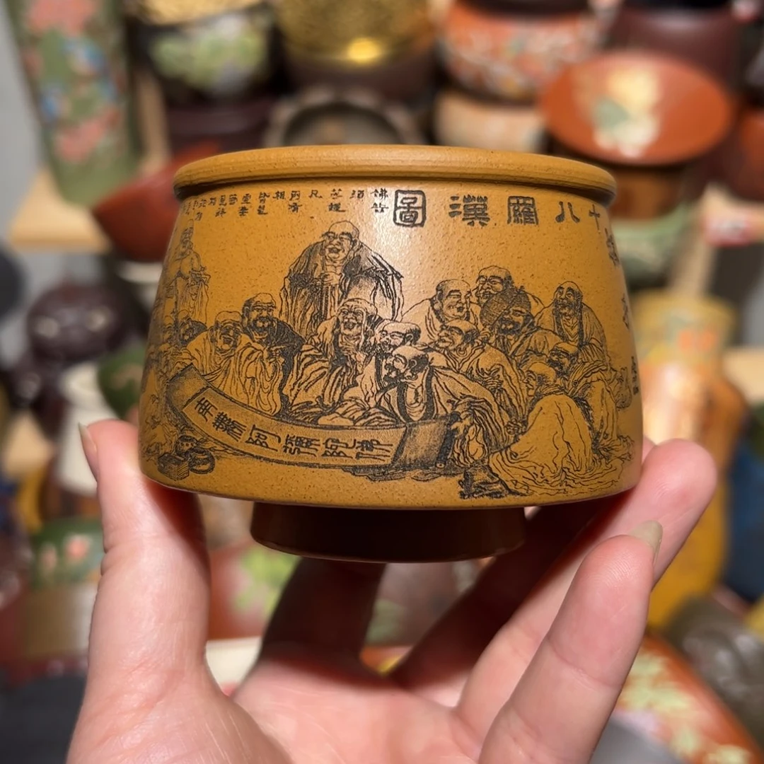 紫砂茶杯宜兴紫砂主人杯