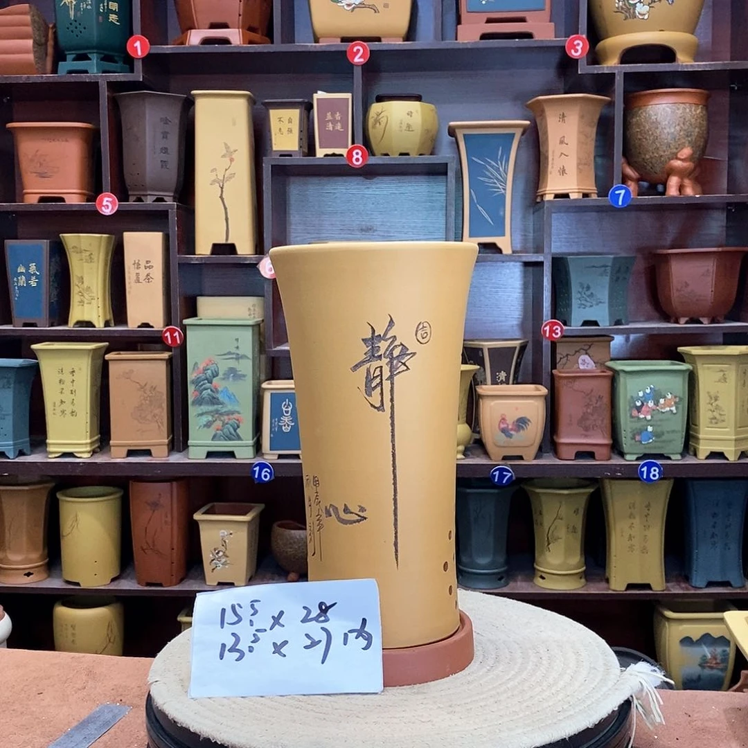 紫砂花盆紫砂花盆