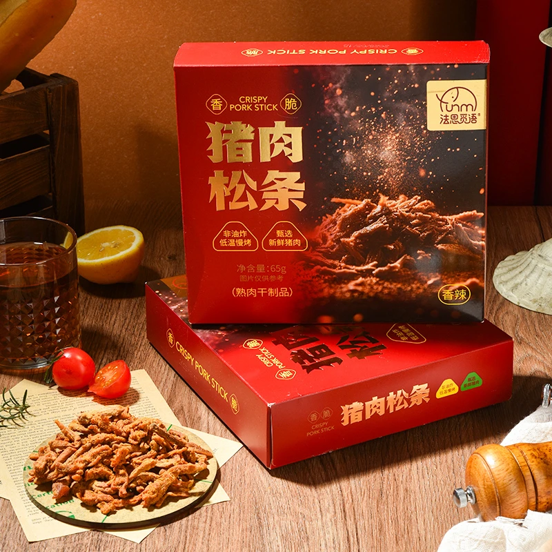 法思觅语香脆肉松条猪肉原味解馋即食办公室零食咸香伴手礼