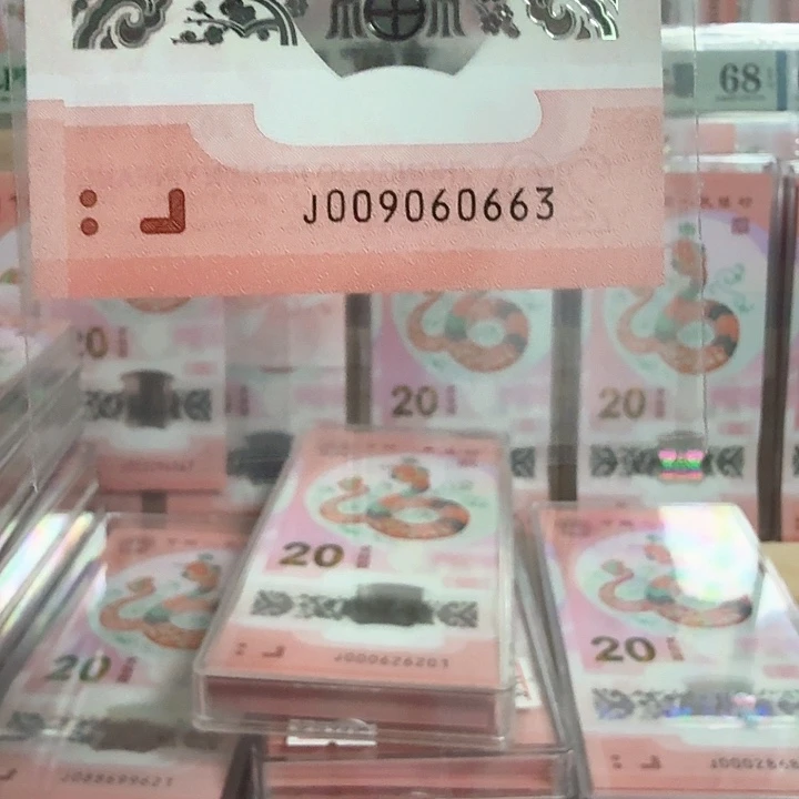 塑料小蛇钞号码009060663