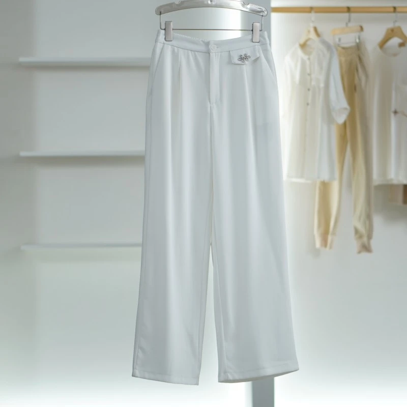 一路童行  谷系列 A304-5  品牌撤柜女装百搭直筒裤222YKZ202