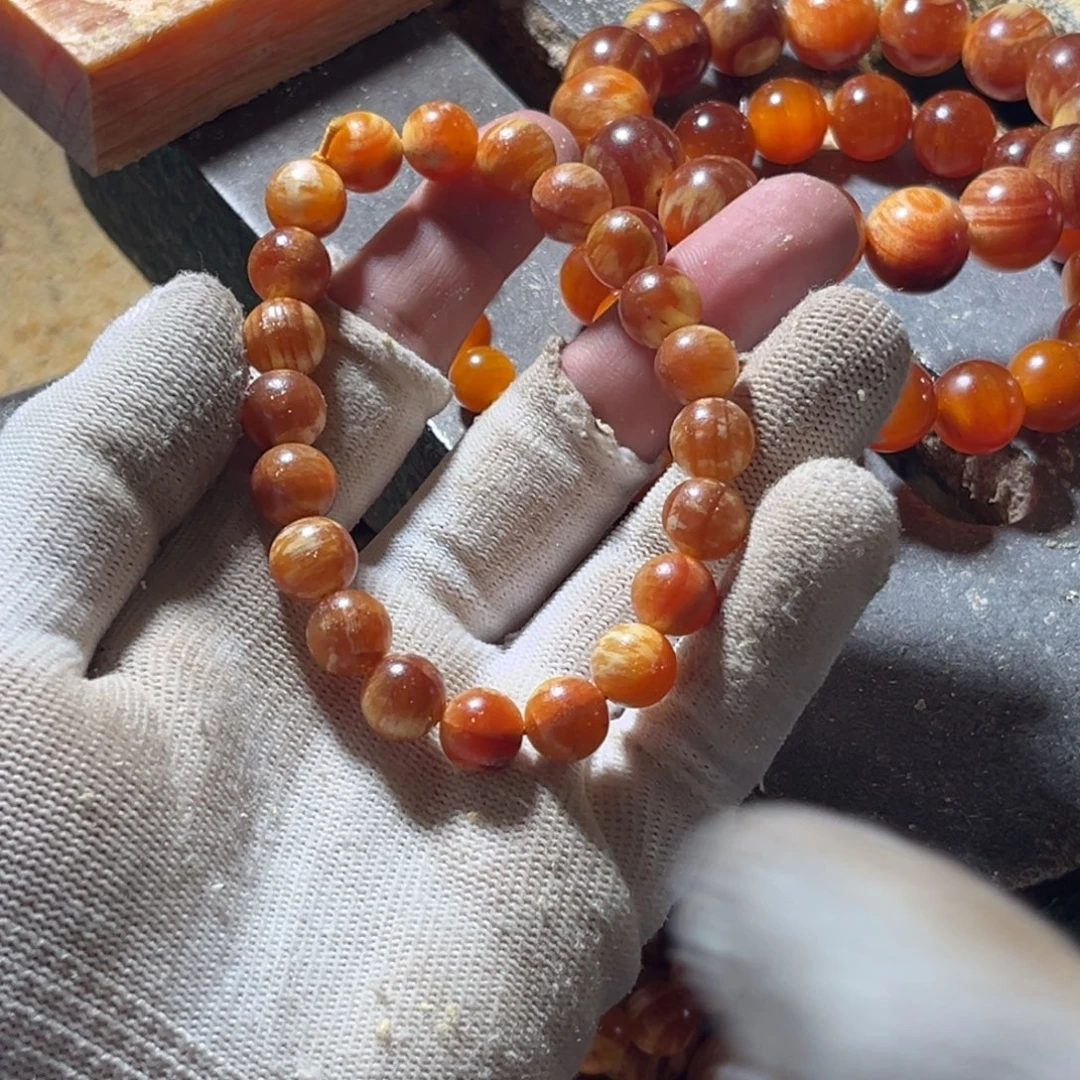 松木（琥珀木）手串/手链1.0单圈