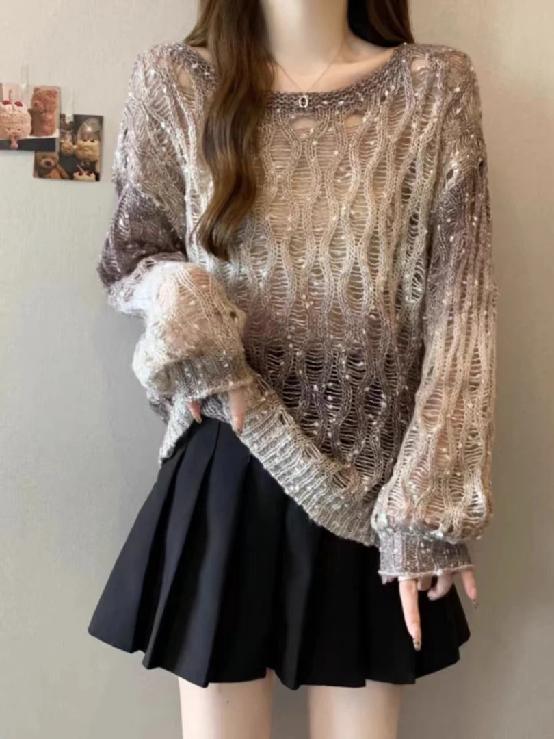 841-900春夏新款上衣韩版时尚毛衣显瘦