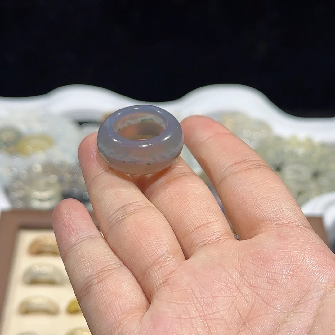 玛瑙/玉髓合金戒指