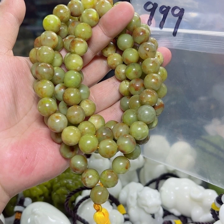 蛇纹石玉颈饰未镶嵌用****8