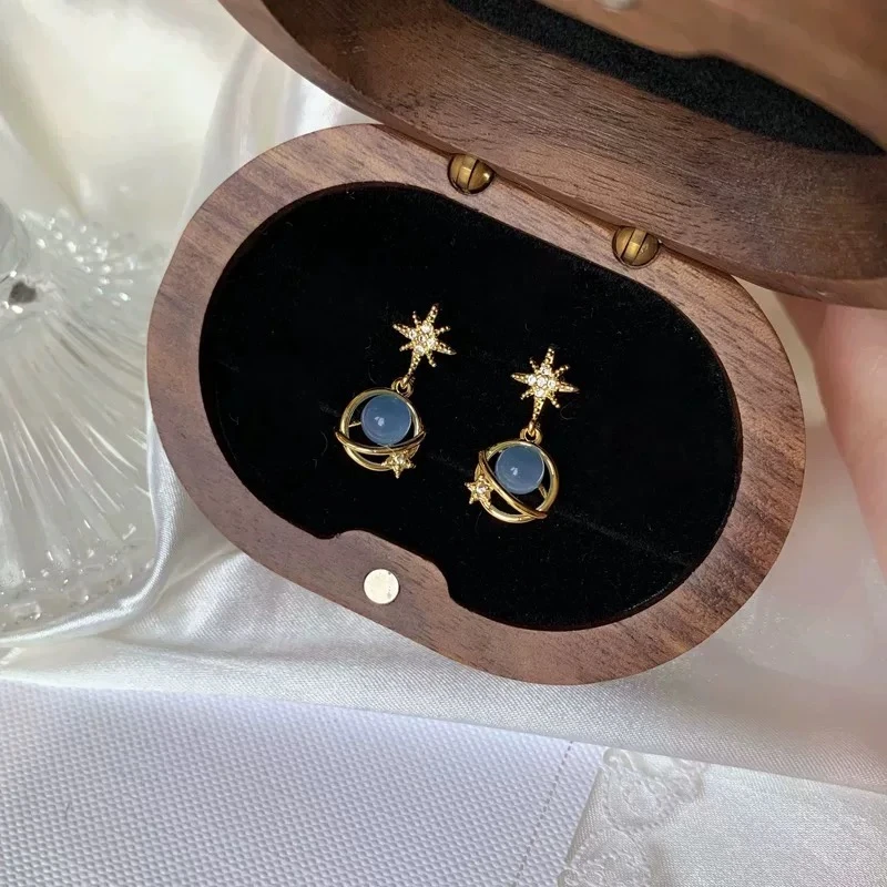 铜合金耳饰 星星宇宙芒星耳钉女日韩小众甜美时尚气质耳环E1890