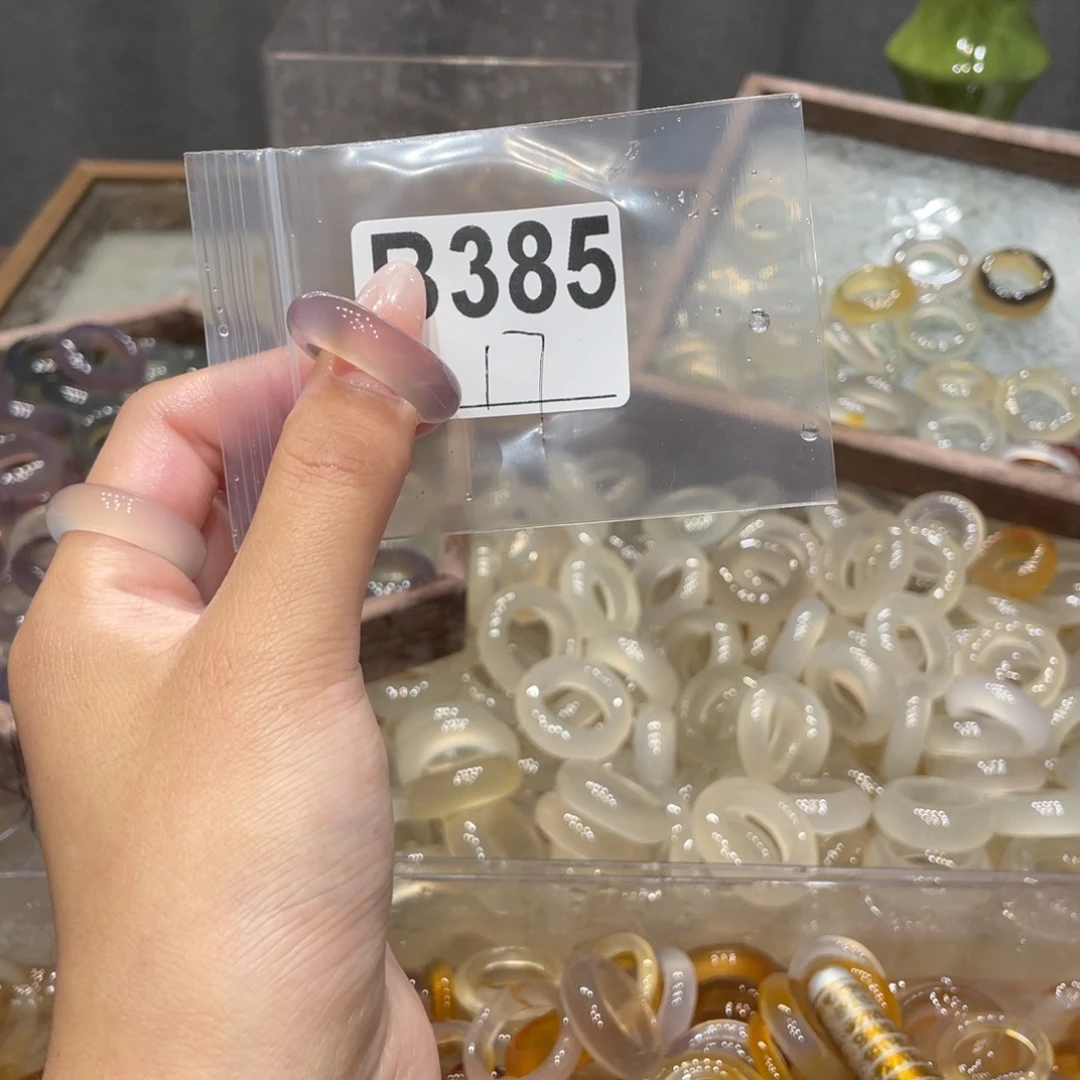 玛瑙/玉髓未镶嵌戒指385