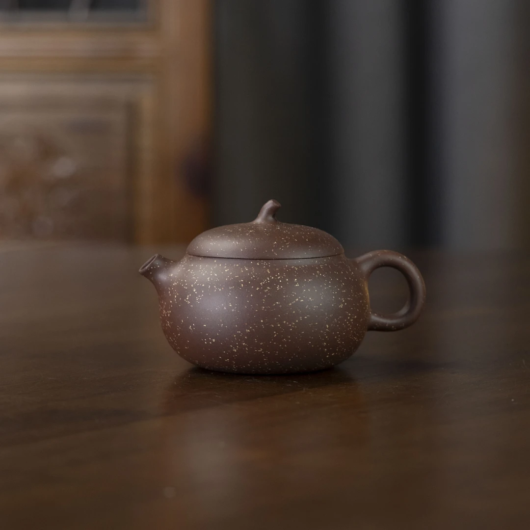 茄瓜 铺砂紫泥 150cc 家用紫砂壶LM