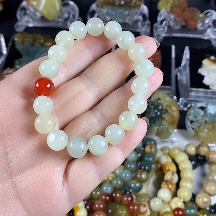 蛇纹石玉未镶嵌手串