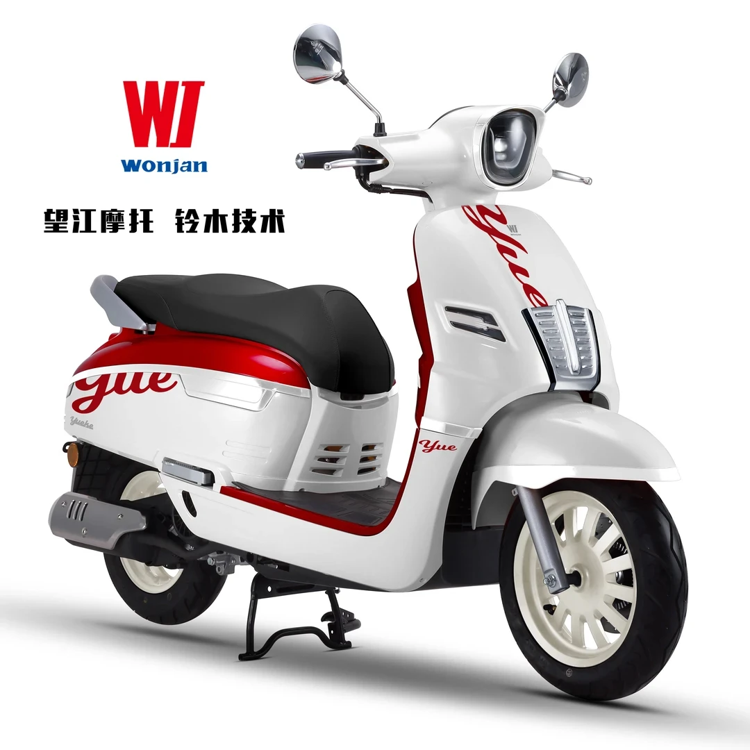 重庆望江悦可125复古摩托车燃油国四电喷可上牌踏板车文艺女