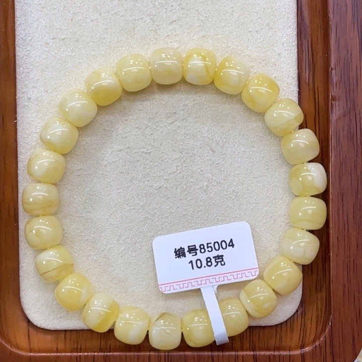 琥珀未镶嵌手链蜜蜡