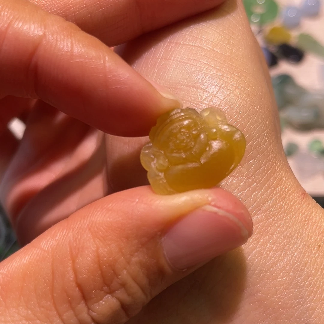 定制翡翠未镶嵌财神爷