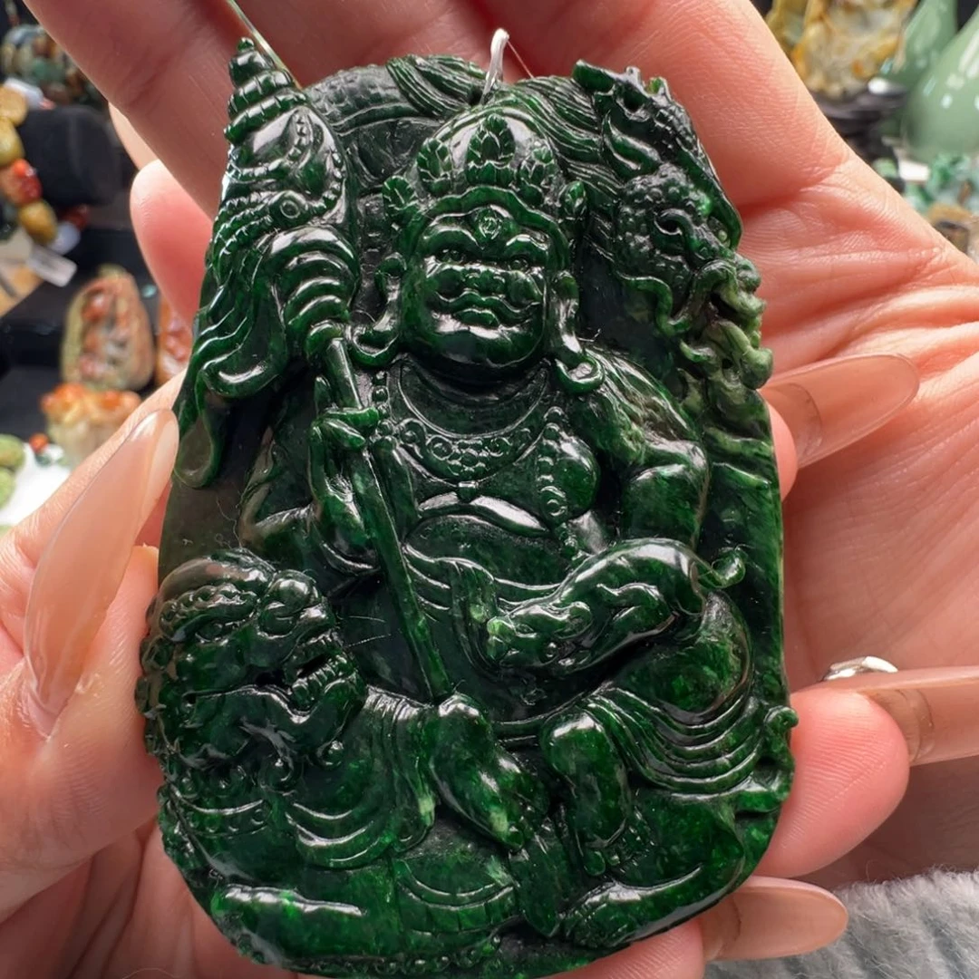 未镶嵌挂件翡翠天然缅甸