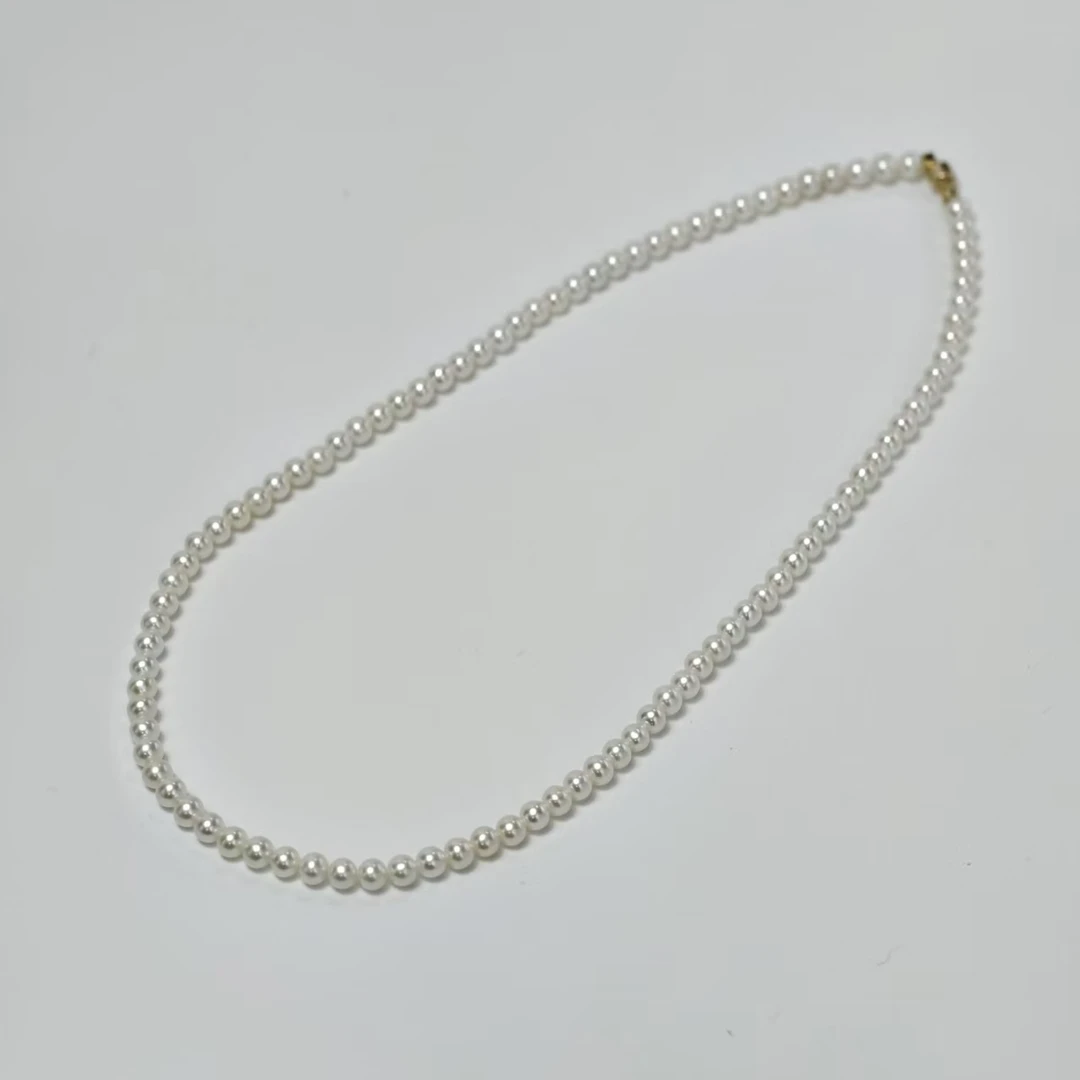 【婕妤甄选】14k金磁吸扣 4-5mm天然淡水小米珍珠项链
