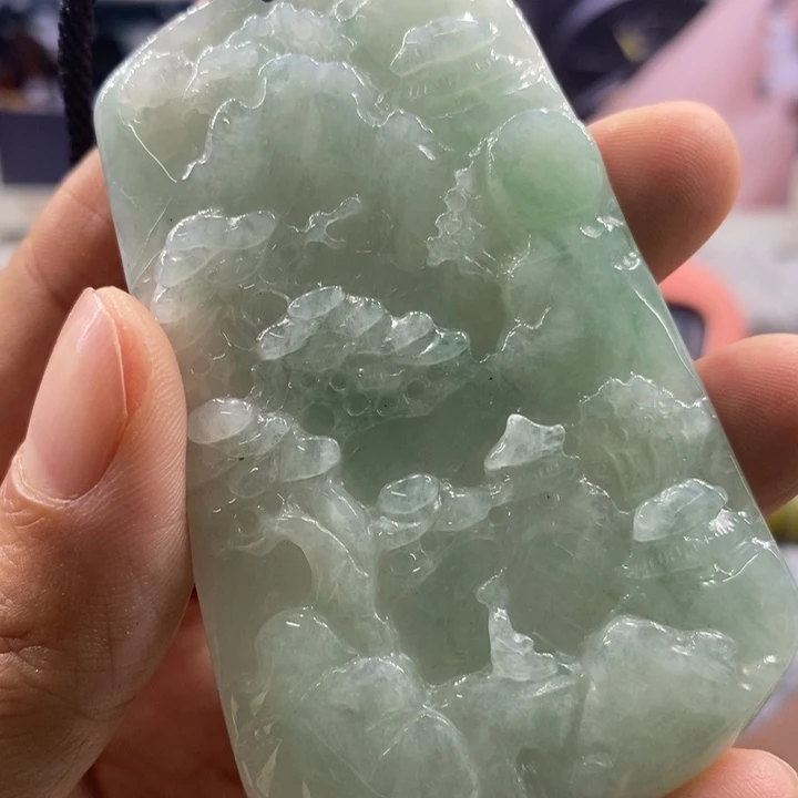 风***眠翡翠未镶嵌吊坠(不含链)2840