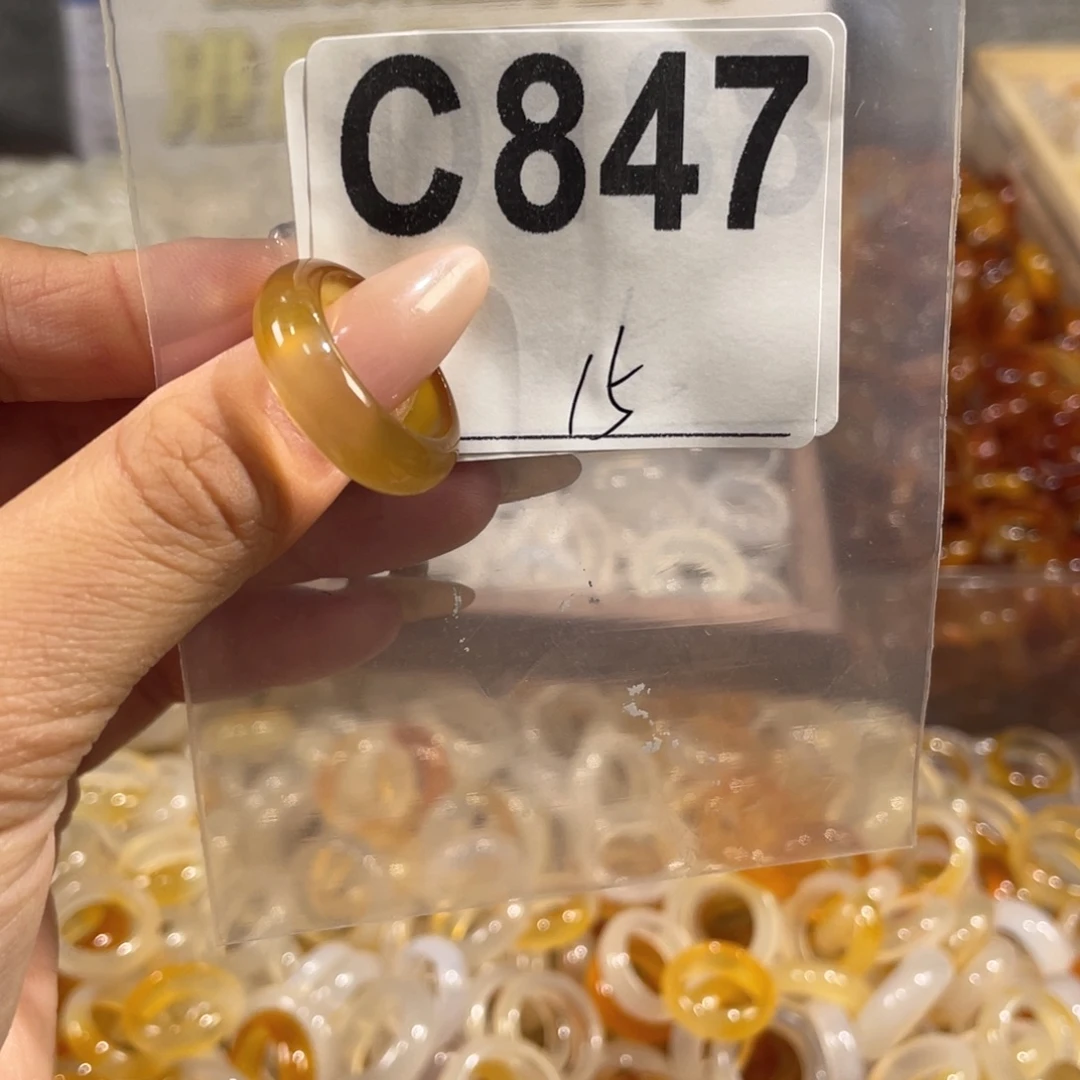 未镶嵌戒指玛瑙/玉髓847