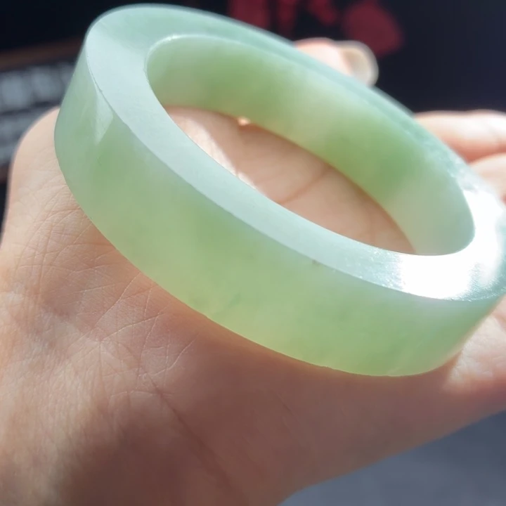定制翡翠未镶嵌宽版春彩