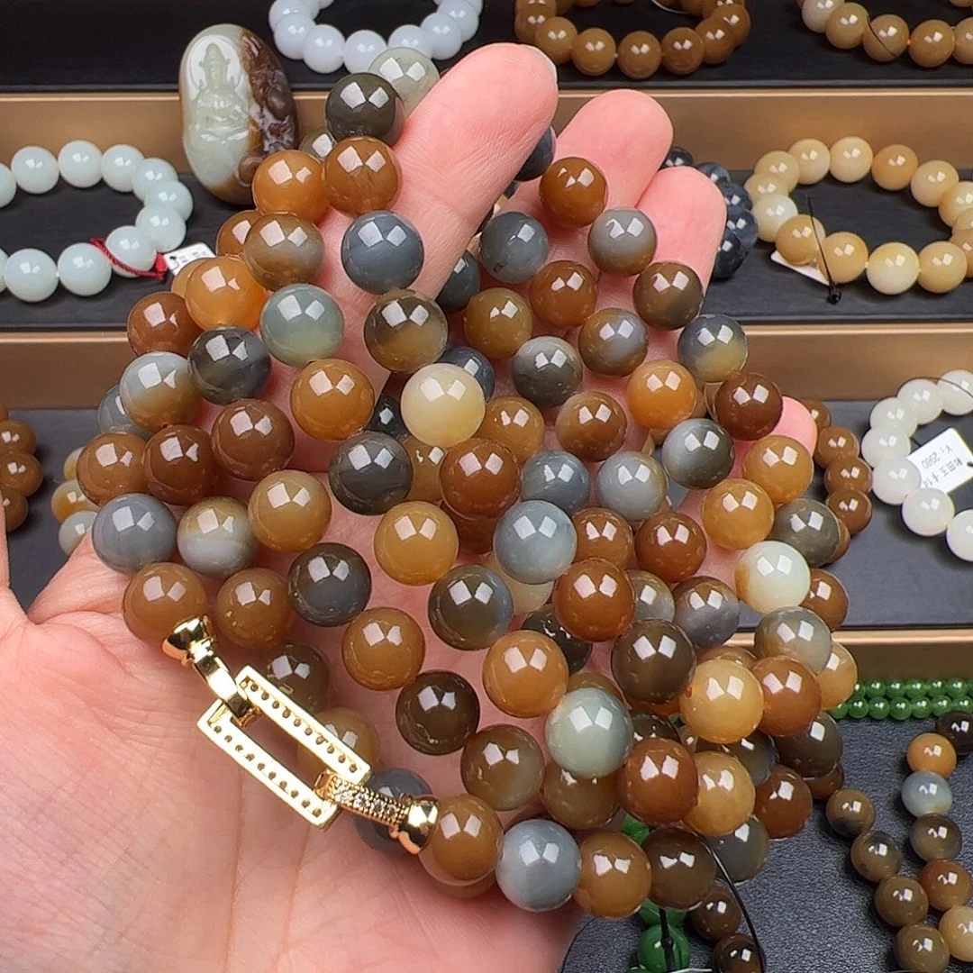 和田玉未镶嵌手链