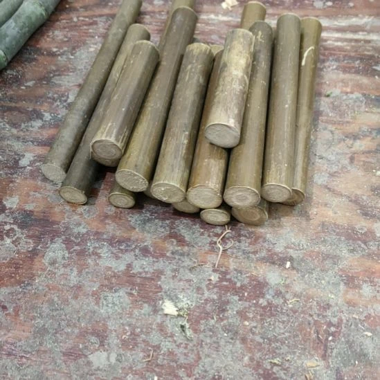 华***三实心玉竹手把件金条料