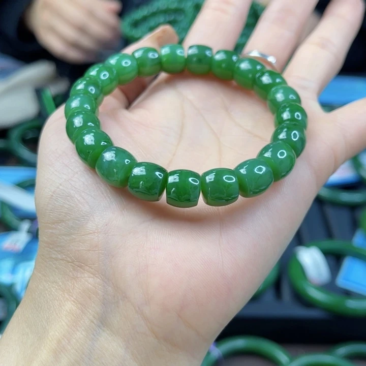 【闪购商品】和田玉（碧玉）手链未镶嵌